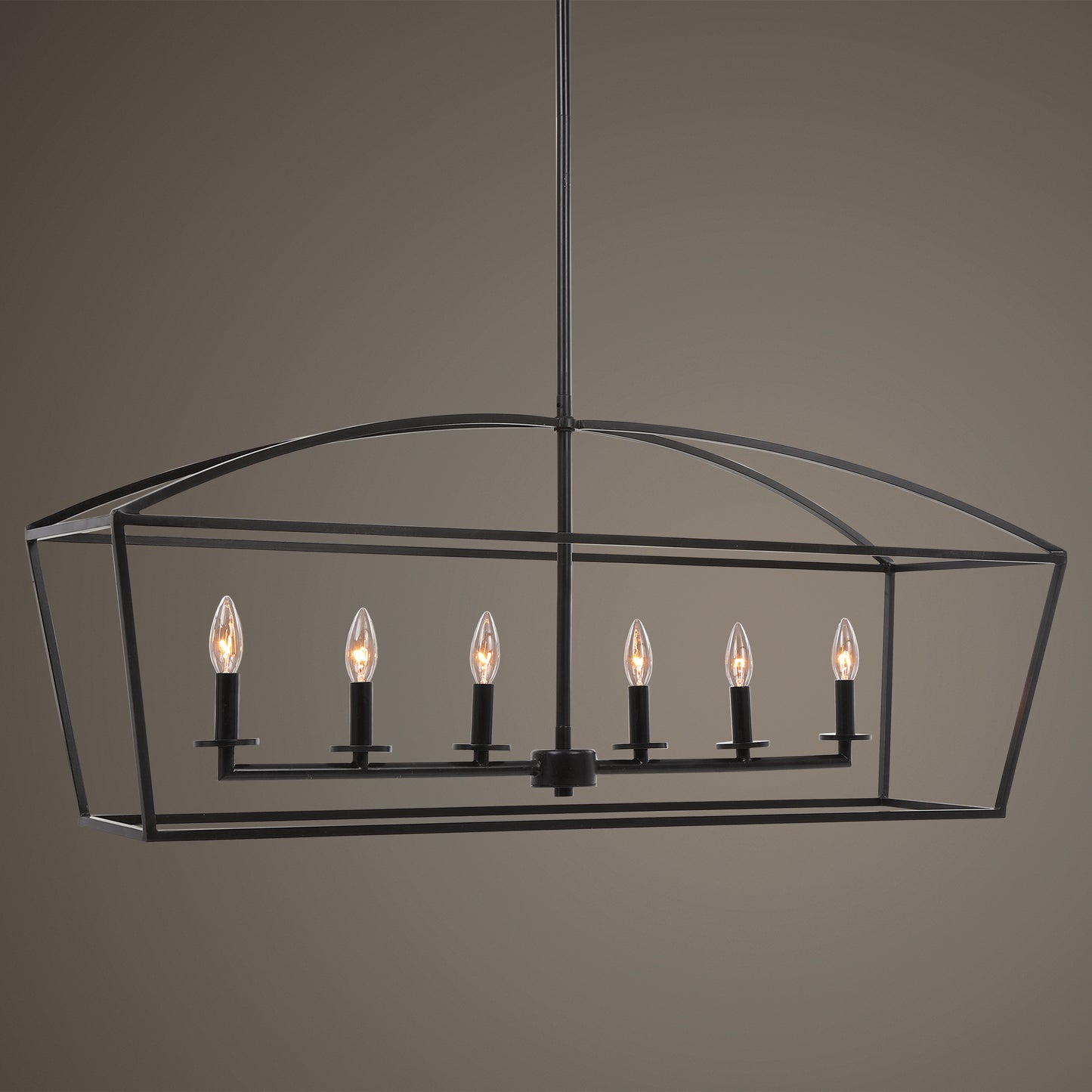 Uttermost Clayton 6 Light Linear Chandelier 21348