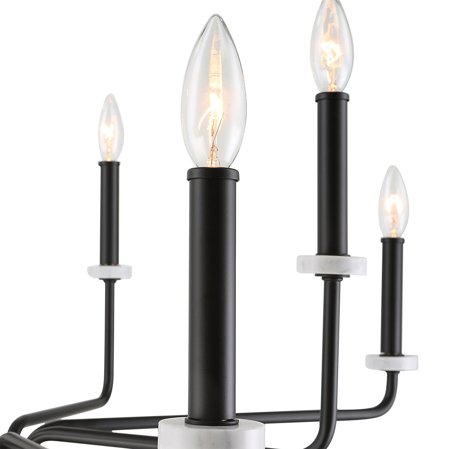 Uttermost Ebony Elegance 8 Light Chandelier 21353