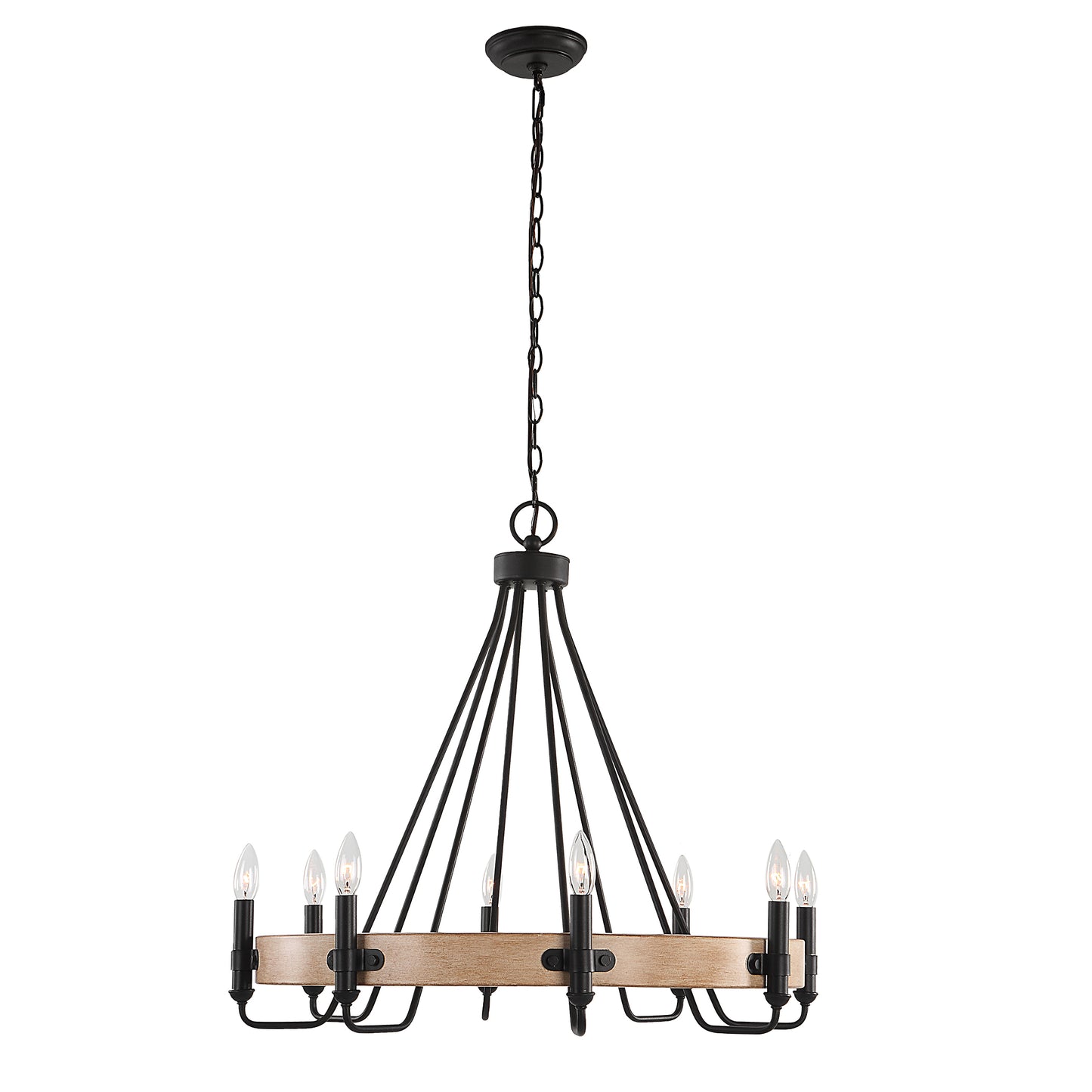 Uttermost Deschutes 8 Light Farmhouse Chandelier 21356