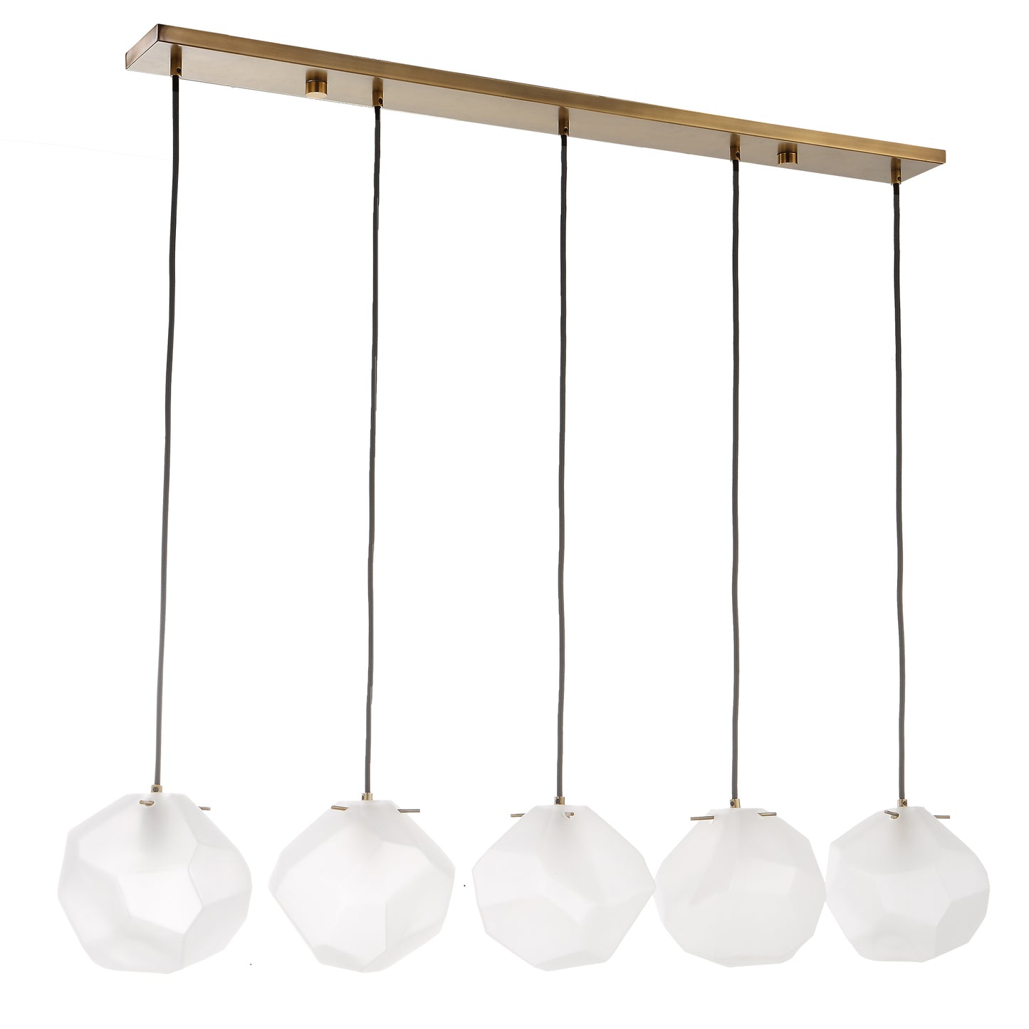 Uttermost Geodesic 5 Light Linear Pendant 21577