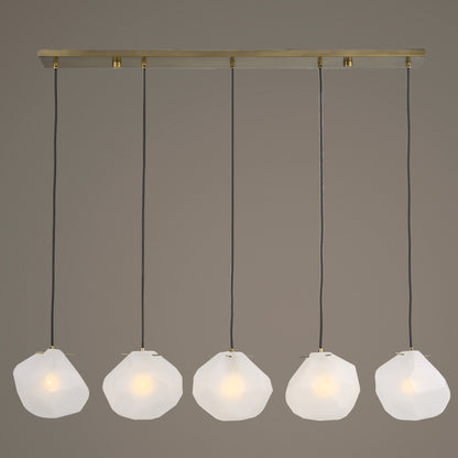 Uttermost Geodesic 5 Light Linear Pendant 21577