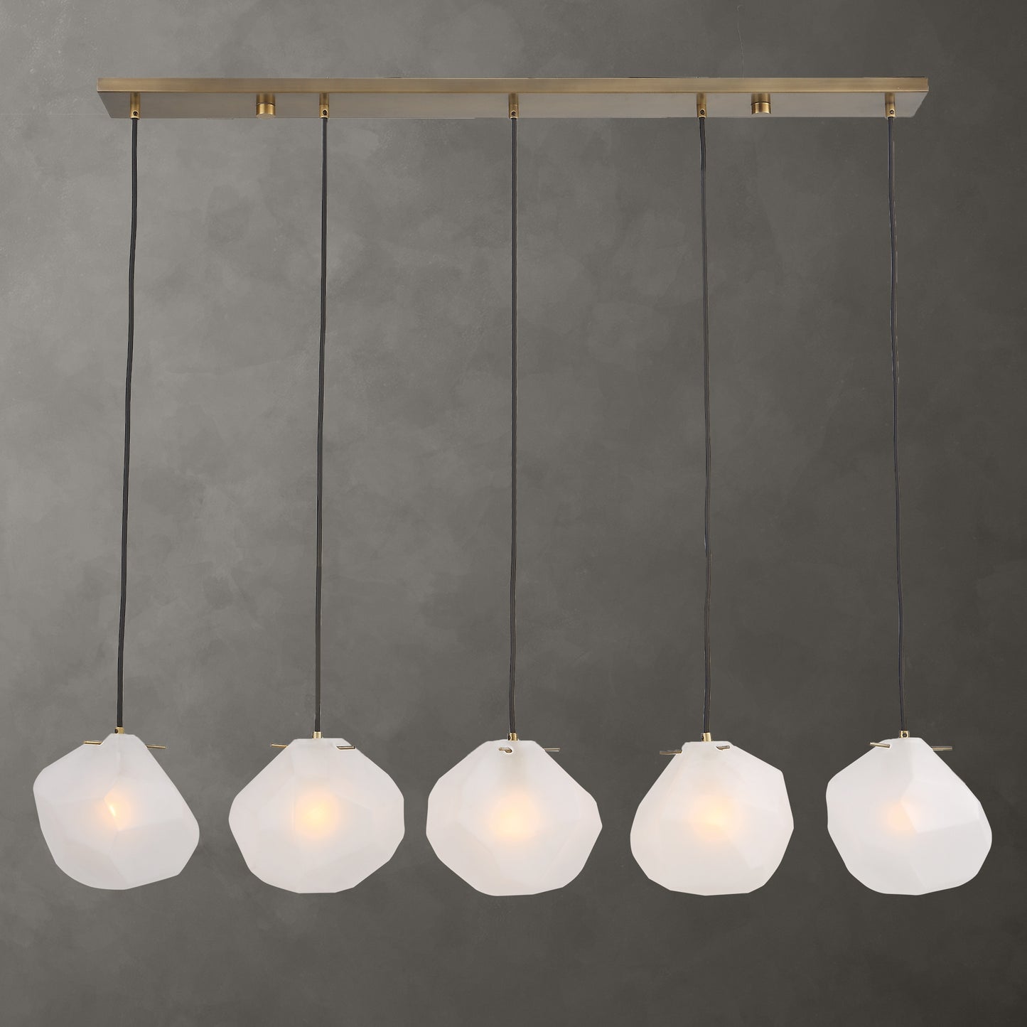 Uttermost Geodesic 5 Light Linear Pendant 21577