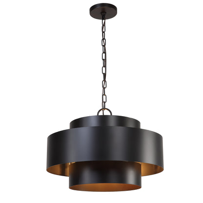 Uttermost Youngstown Dark Bronze 4 Light Pendant 21585