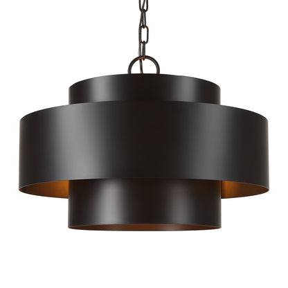 Uttermost Youngstown Dark Bronze 4 Light Pendant 21585