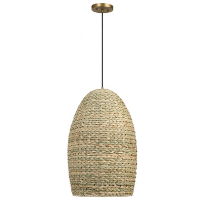 Uttermost Cardamom 1 Light Woven Rope Pendant 21587