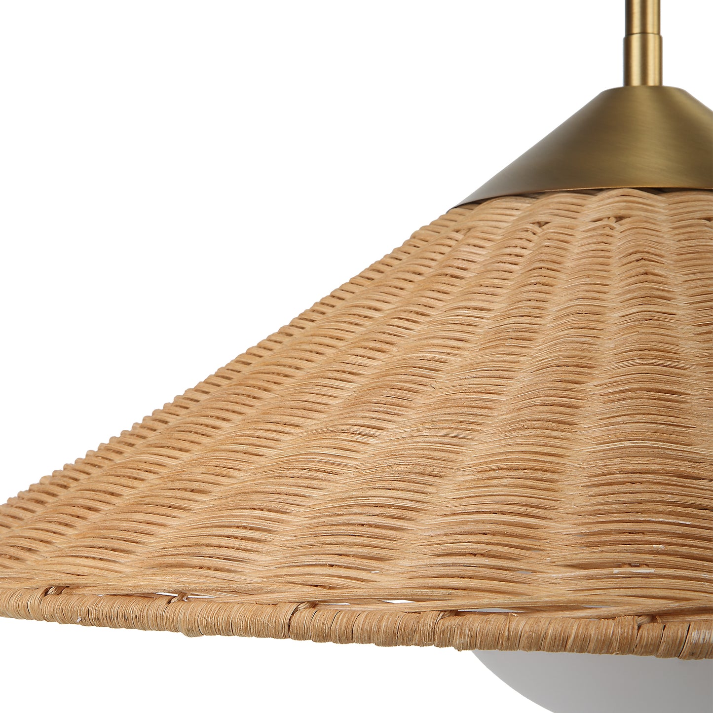 Uttermost Phuvinh 1 Light Rattan Shade Pendant 21590