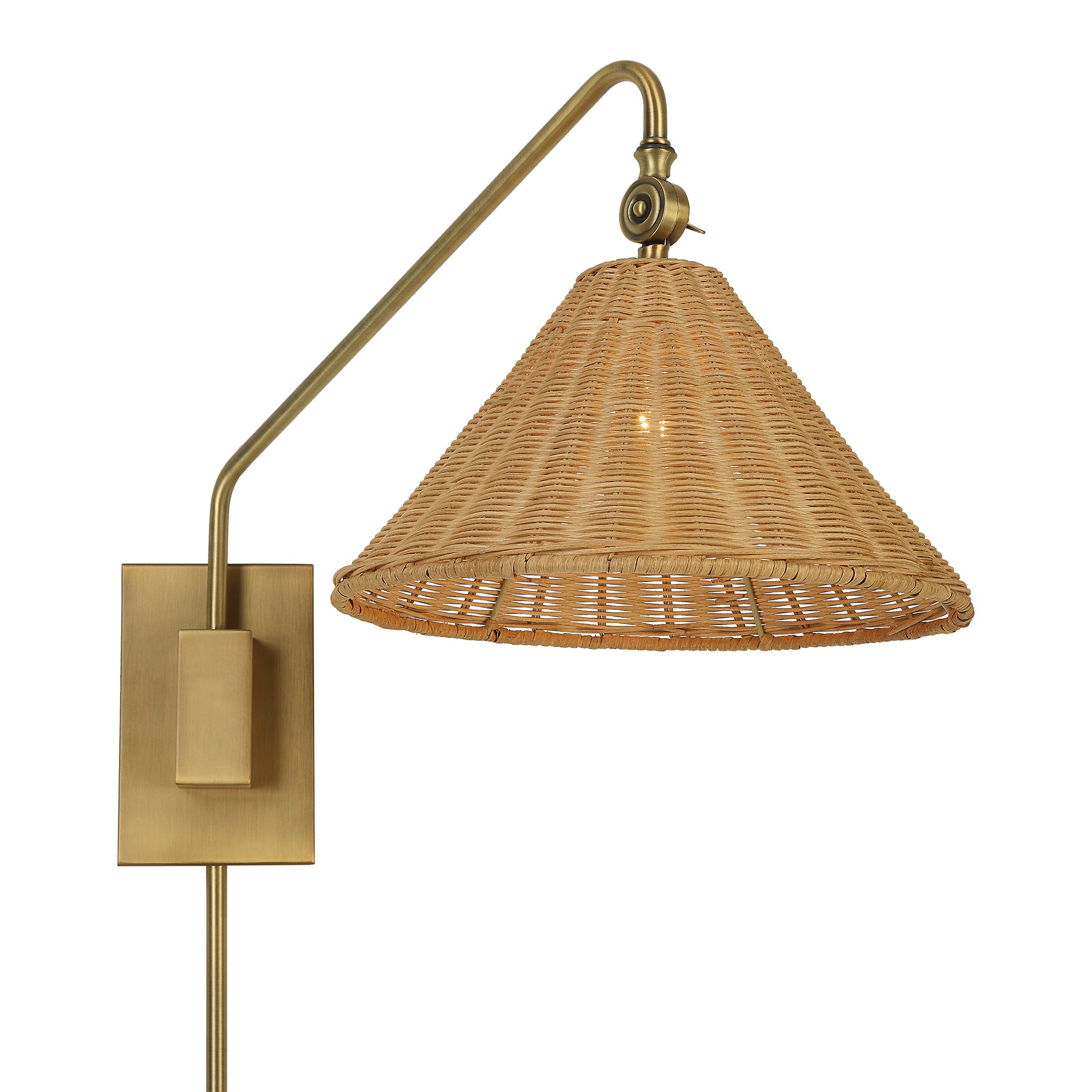 Uttermost Phuvinh 1 Light Rattan Shade Sconce 22571