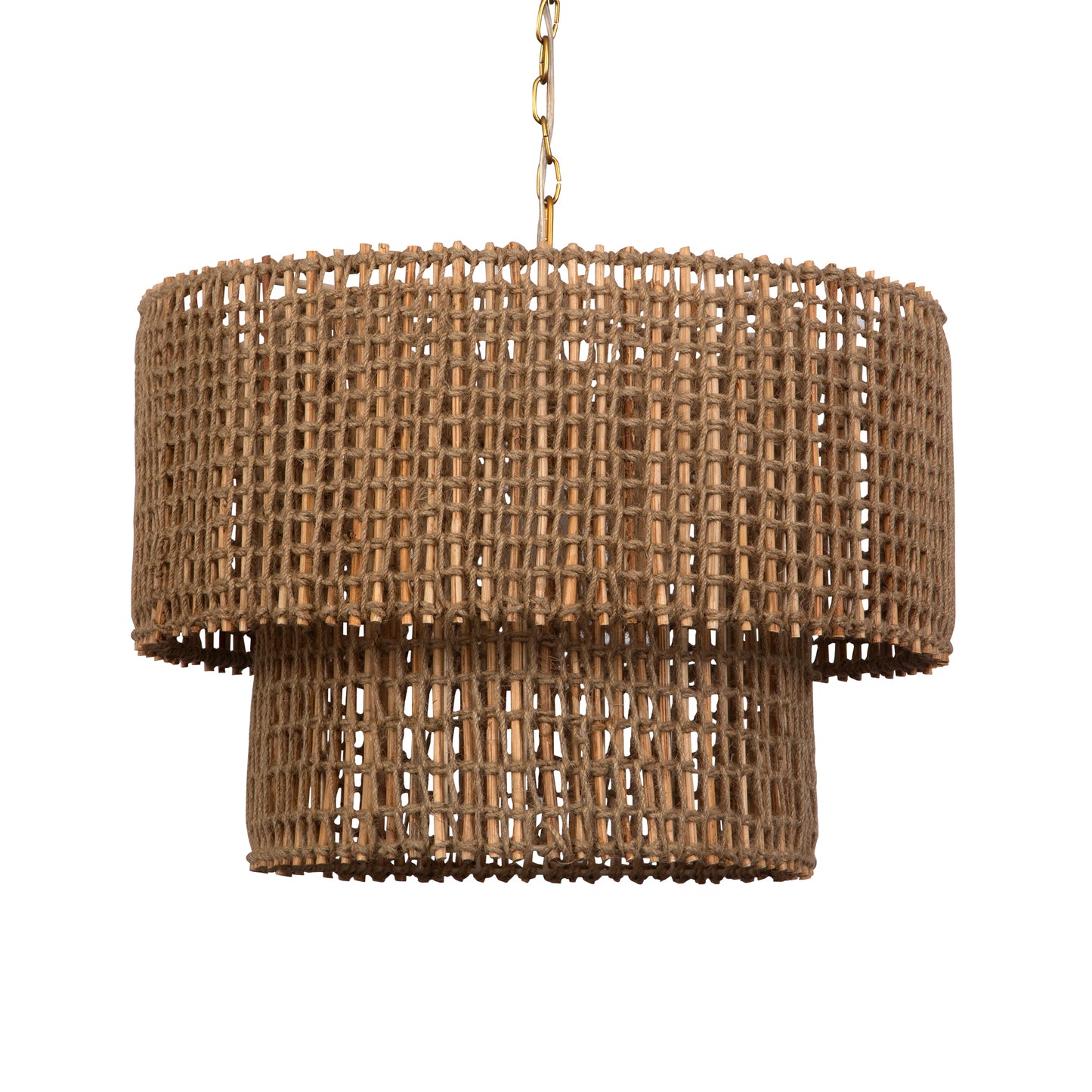 Uttermost Biswas Woven Jute 1 Light Pendant 21595