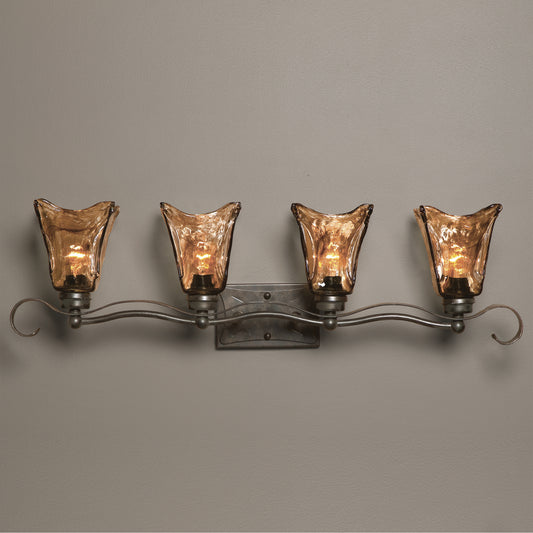 Uttermost Vetraio 4 Light Bronze Vanity Strip 22845