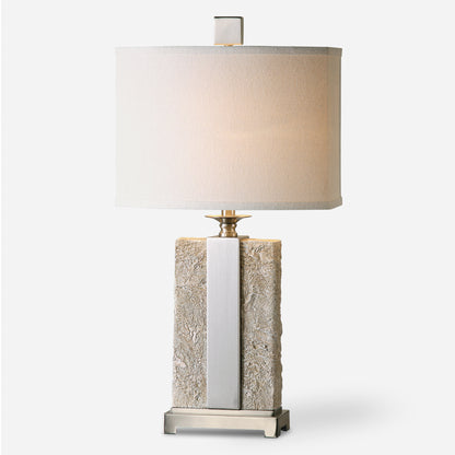 Uttermost Bonea Stone Ivory Table Lamp 26508-1