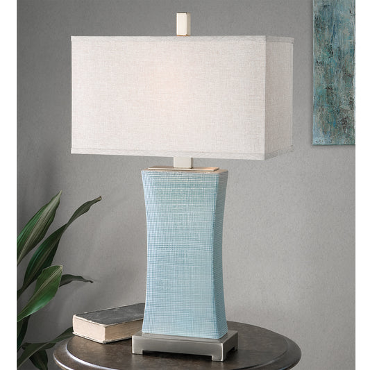 Uttermost Cantarana Blue Gray Table Lamp 26673-1