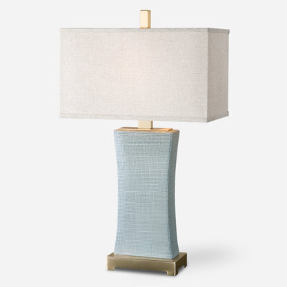 Uttermost Cantarana Blue Gray Table Lamp 26673-1