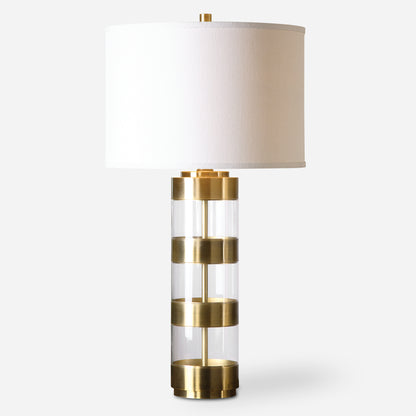 Uttermost Angora Brushed Brass Table Lamp 26669-1