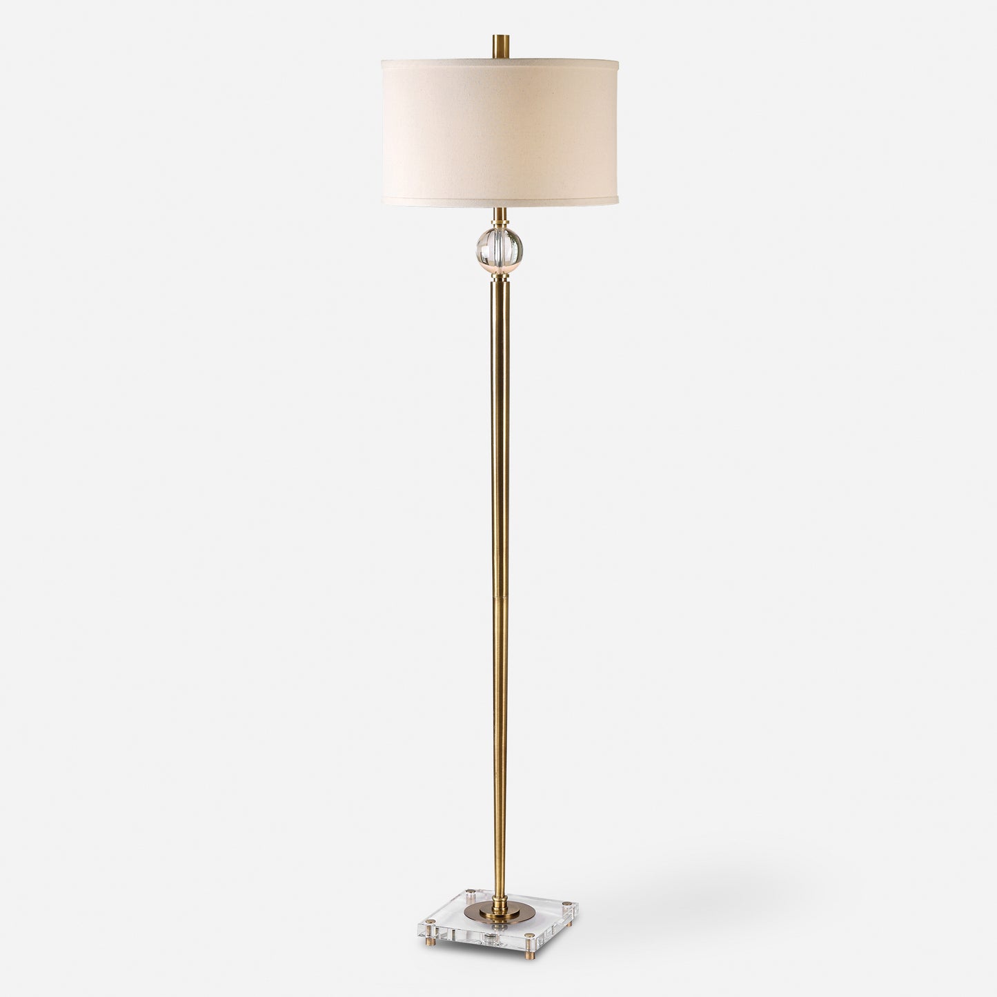 Uttermost Mesita Brass Floor Lamp 28635-1