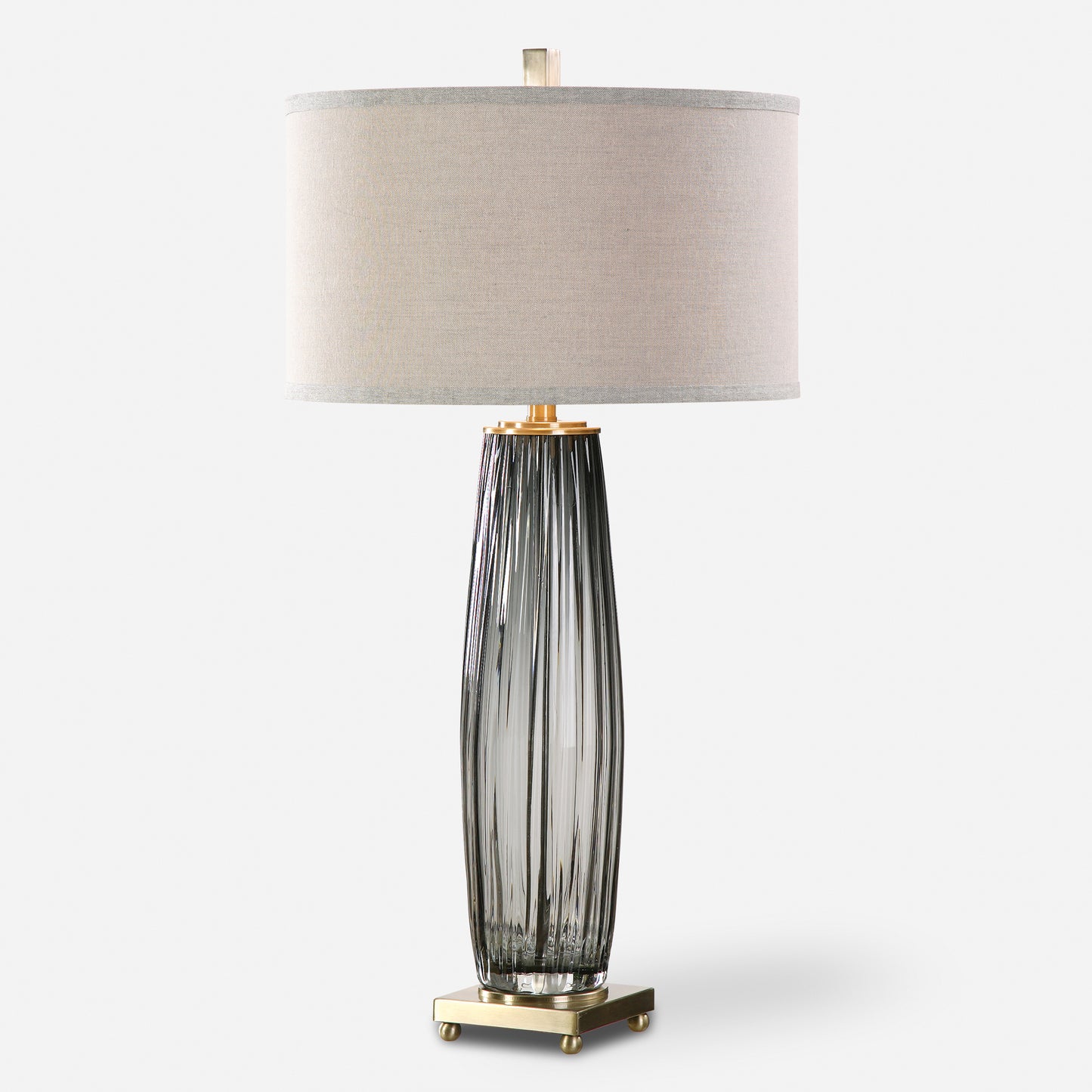 Uttermost Vilminore Gray Glass Table Lamp 26698-1