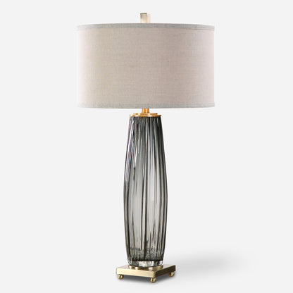 Uttermost Vilminore Gray Glass Table Lamp 26698-1