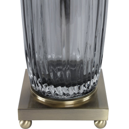 Uttermost Vilminore Gray Glass Table Lamp 26698-1