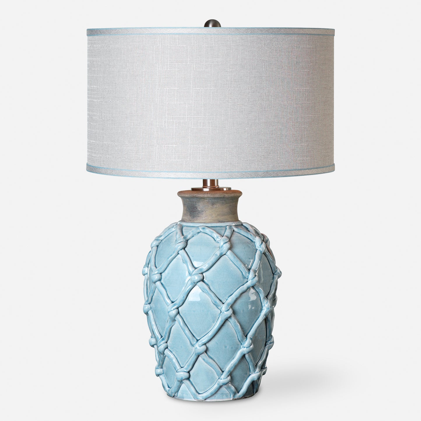 Uttermost Parterre Pale Blue Table Lamp 27139-1