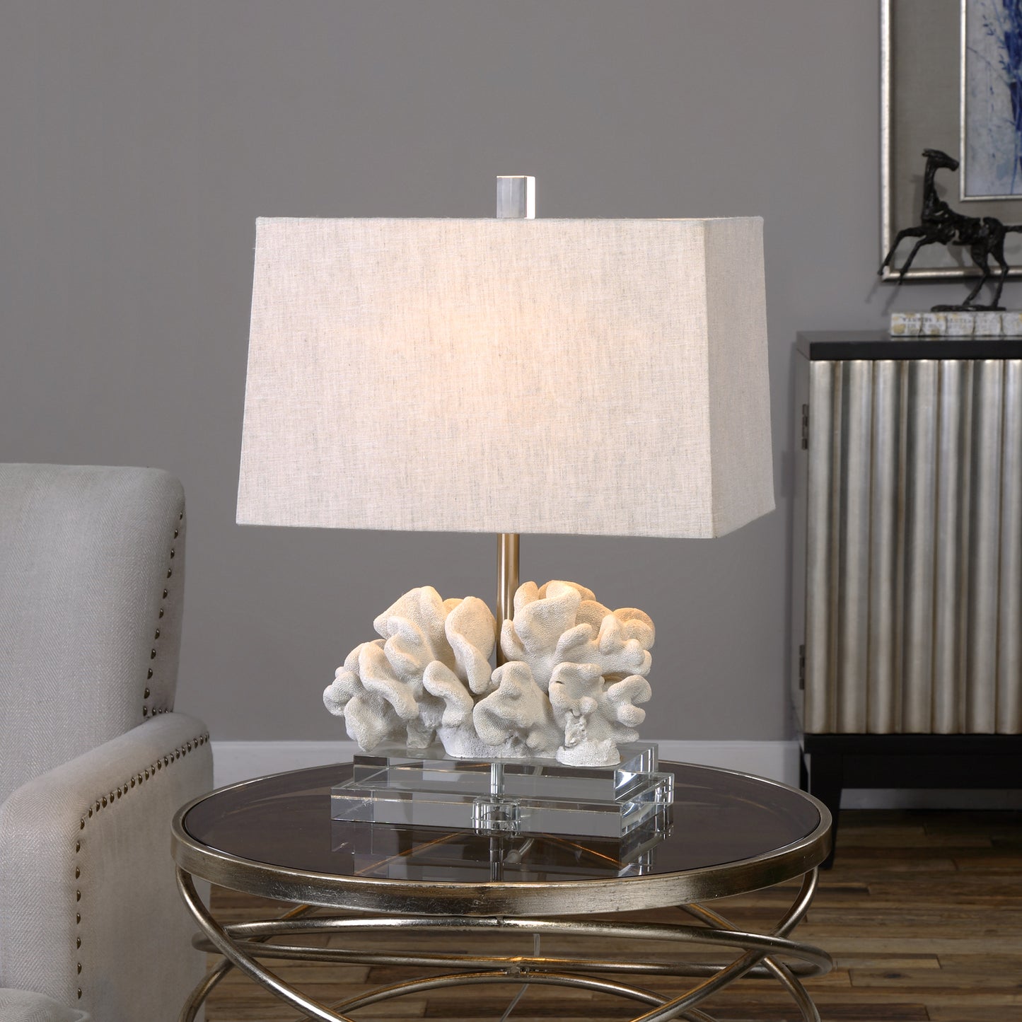 Uttermost Coral Sculpture Table Lamp 27176-1