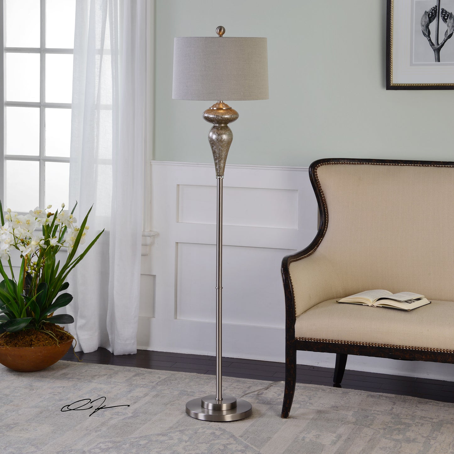 Uttermost Vercana Floor Lamp,Set Of 2 28102-2