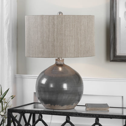 Uttermost Vardenis Gray Ceramic Lamp 27215-1