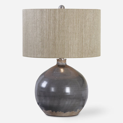 Uttermost Vardenis Gray Ceramic Lamp 27215-1