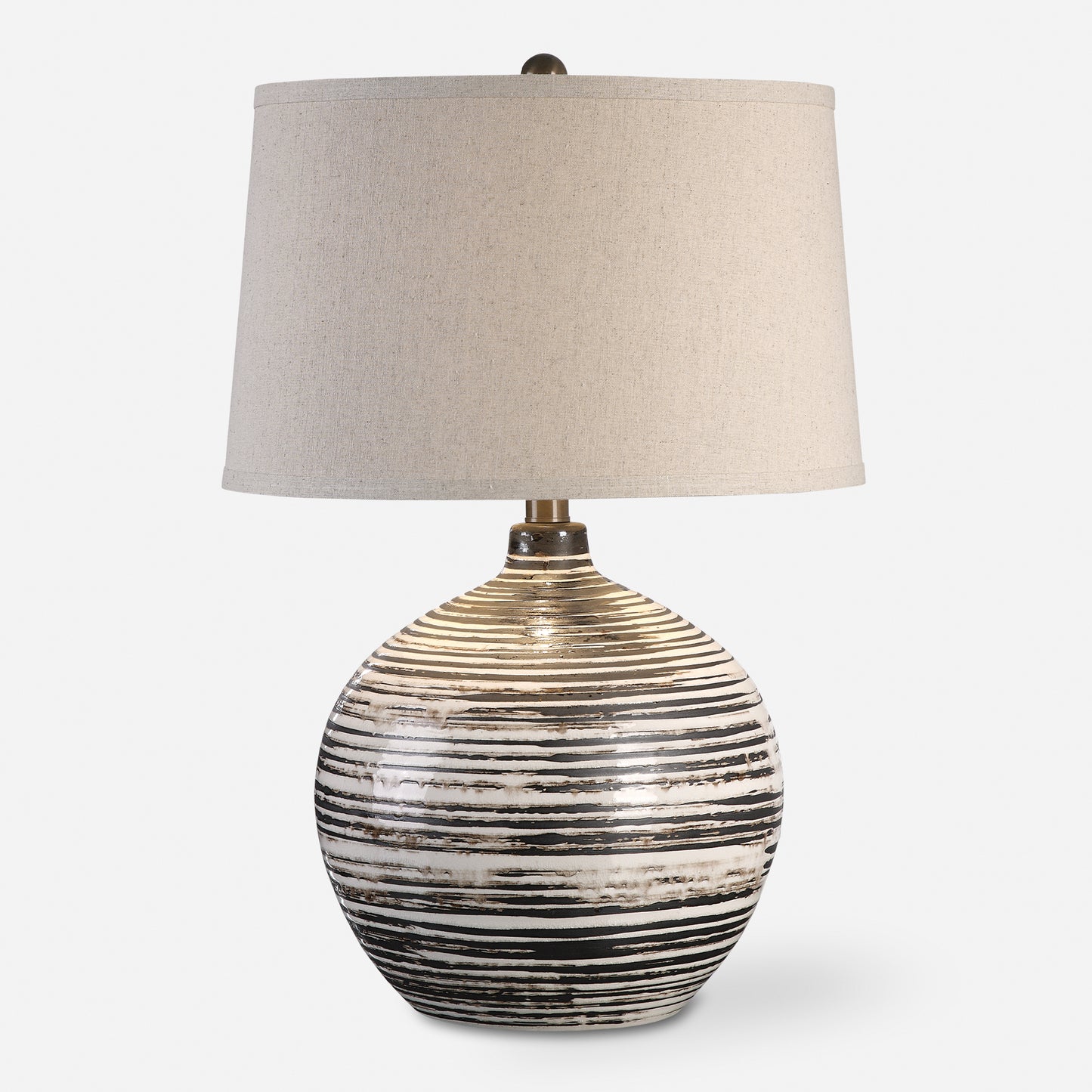 Uttermost Bloxom Mocha Ivory Lamp 27315-1