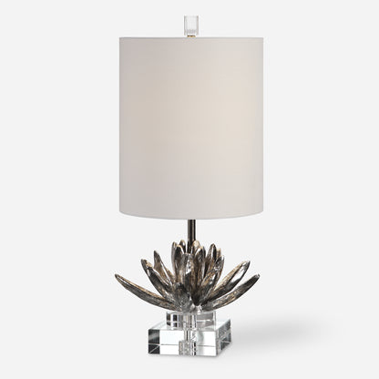 Uttermost Silver Lotus Accent Lamp 29256-1