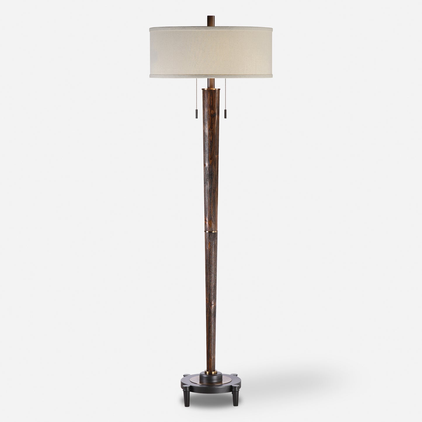 Uttermost Rhett Burnished Oak Floor Lamp 28119-1