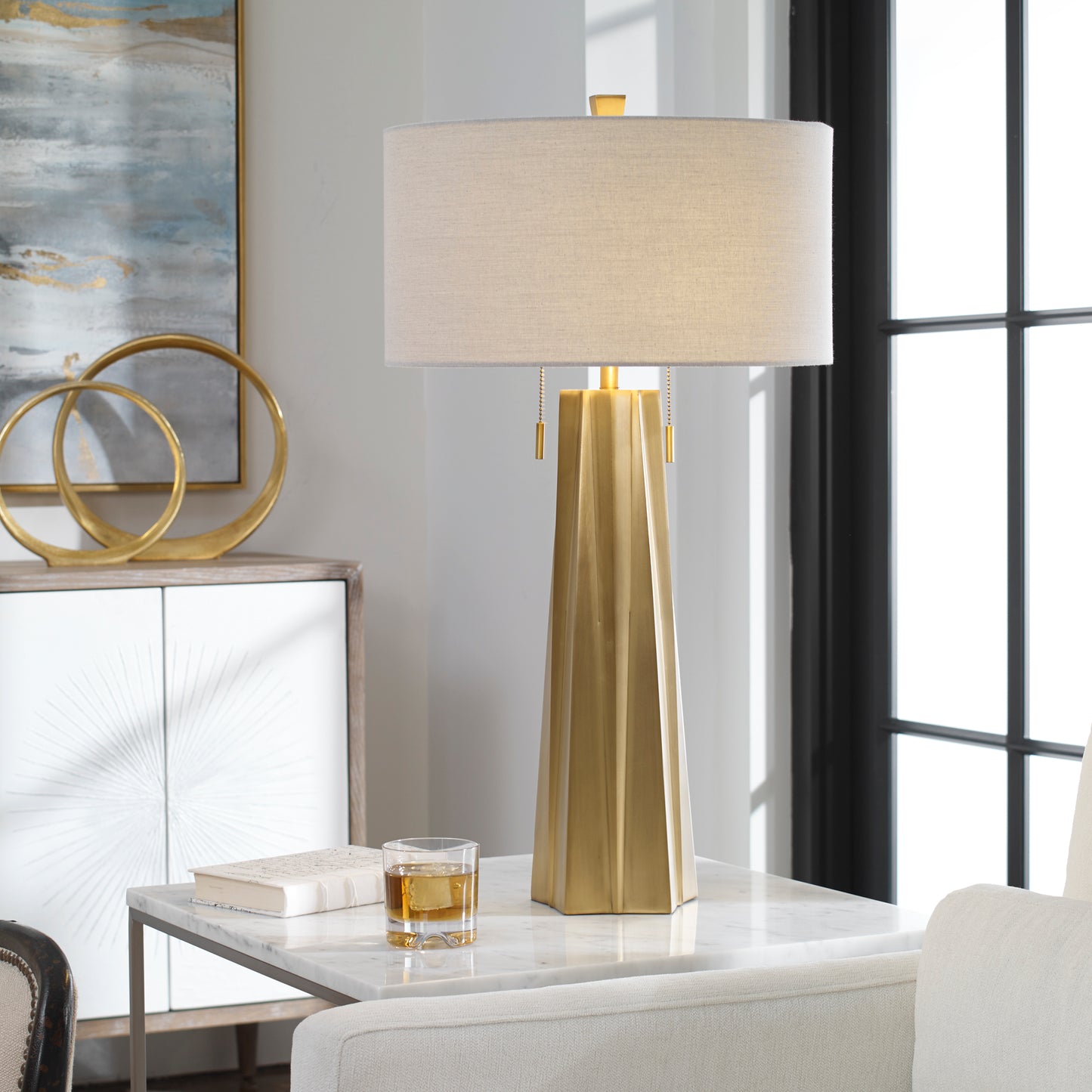 Uttermost Maris Gold Table Lamp 27548