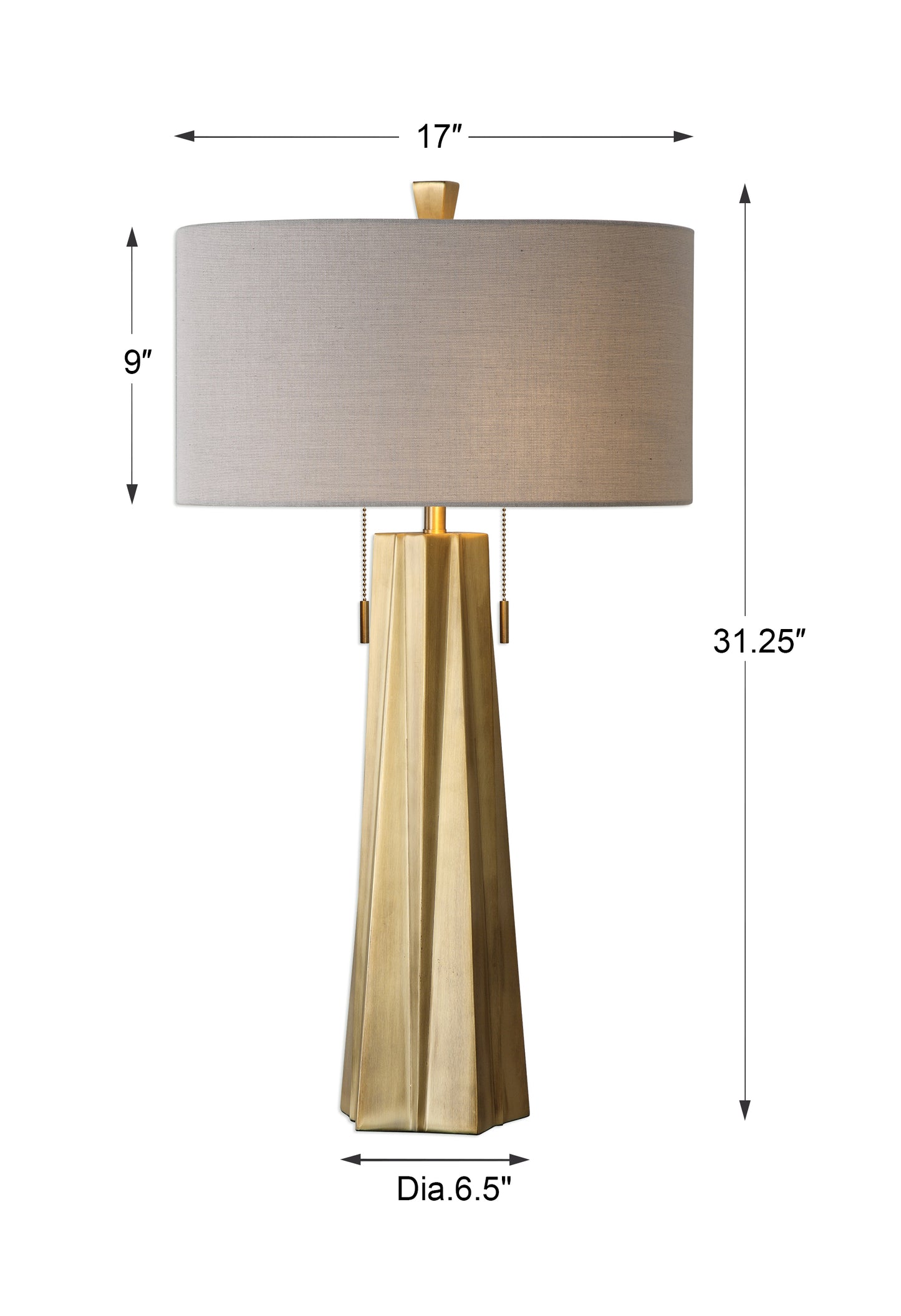 Uttermost Maris Gold Table Lamp 27548