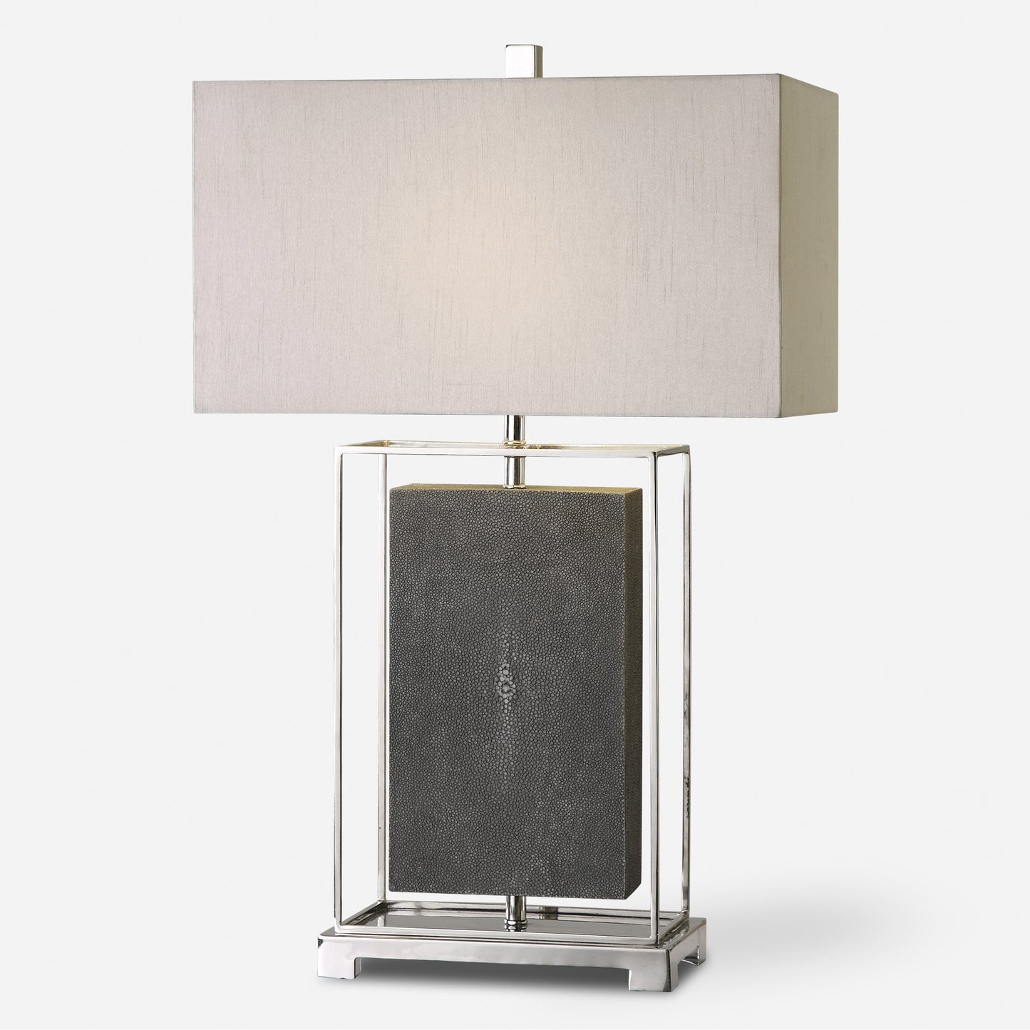 Uttermost Sakana Gray Textured Table Lamp 27329-1