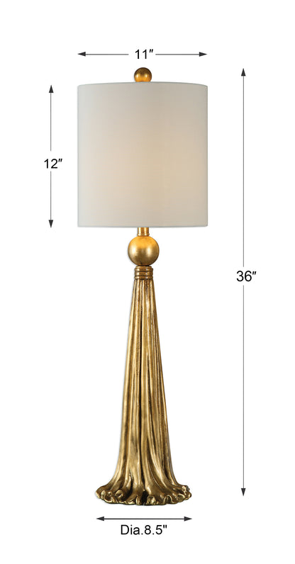 Uttermost Paravani Metallic Gold Lamp 29382-1