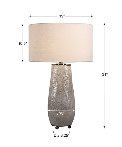 Uttermost Balkana Aged Gray Table Lamp 27564-1