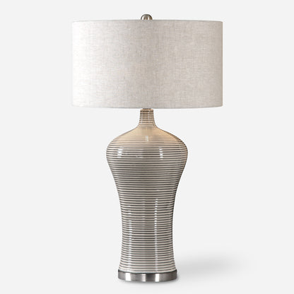 Uttermost Dubrava Light Gray Table Lamp 27570-1