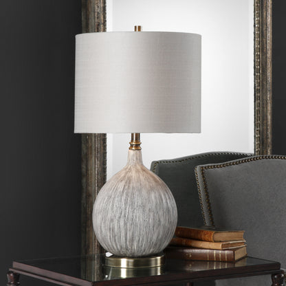 Uttermost Hedera Textured Ivory Table Lamp 27715-1