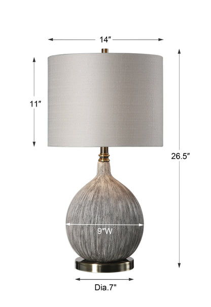 Uttermost Hedera Textured Ivory Table Lamp 27715-1