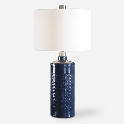 Uttermost Thalia Royal Blue Table Lamp 27716-1