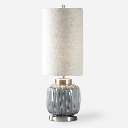 Uttermost Zahlia Aged Gray Ceramic Lamp 29559-1