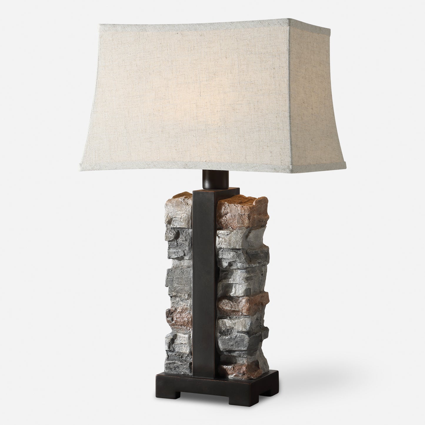 Uttermost Kodiak Stacked Stone Lamp 27806-1