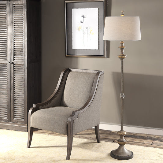 Uttermost Vetralla Silver Bronze Floor Lamp 28180-1