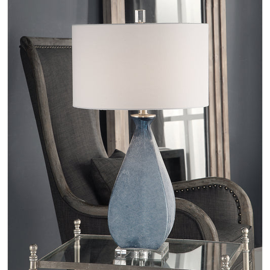 Uttermost Atlantica Ocean Blue Lamp 27823