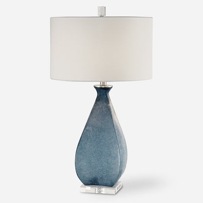 Uttermost Atlantica Ocean Blue Lamp 27823