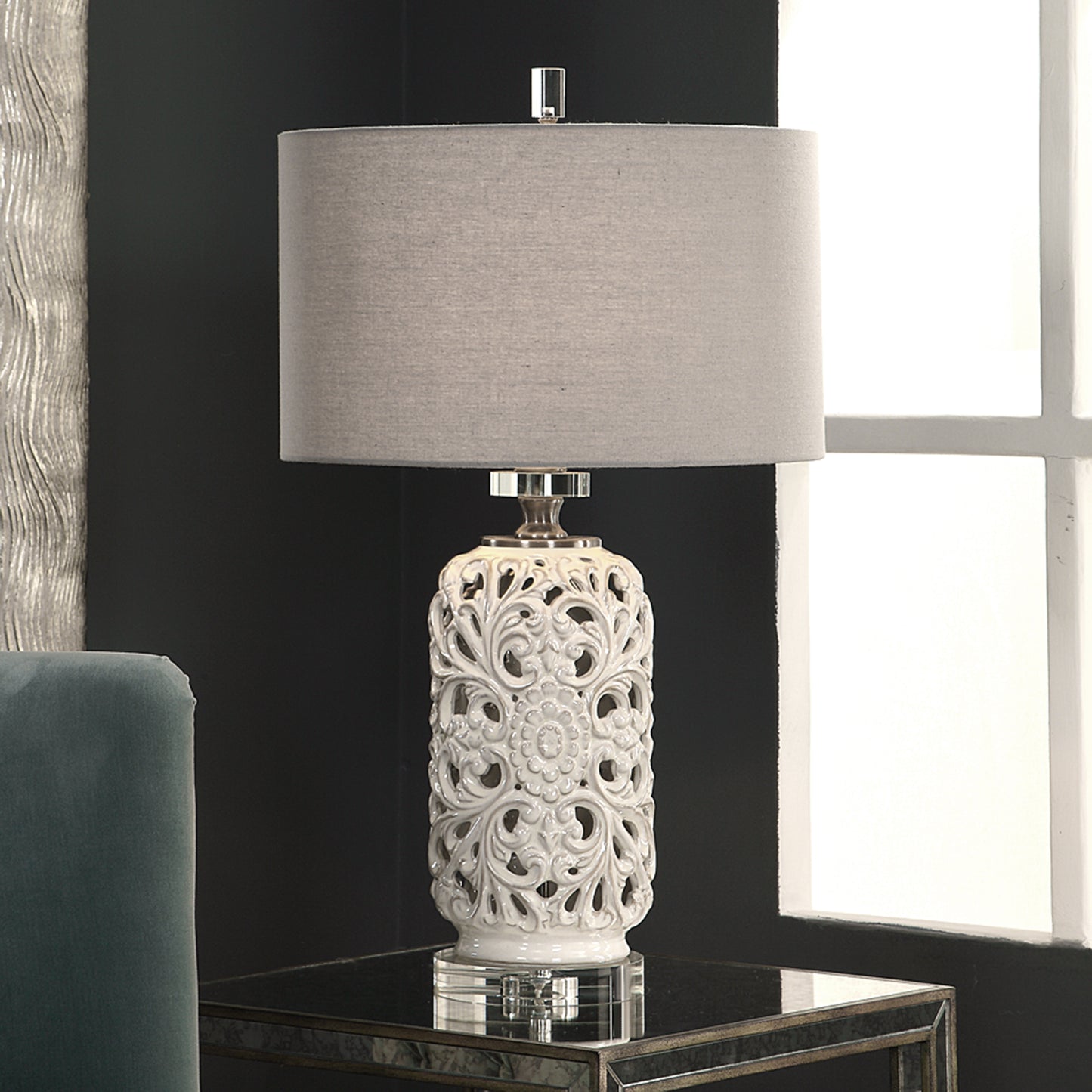 Uttermost Dahlina Ceramic Table Lamp 27838