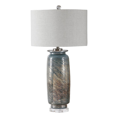 Uttermost Olesya Swirl Glass Table Lamp 27919