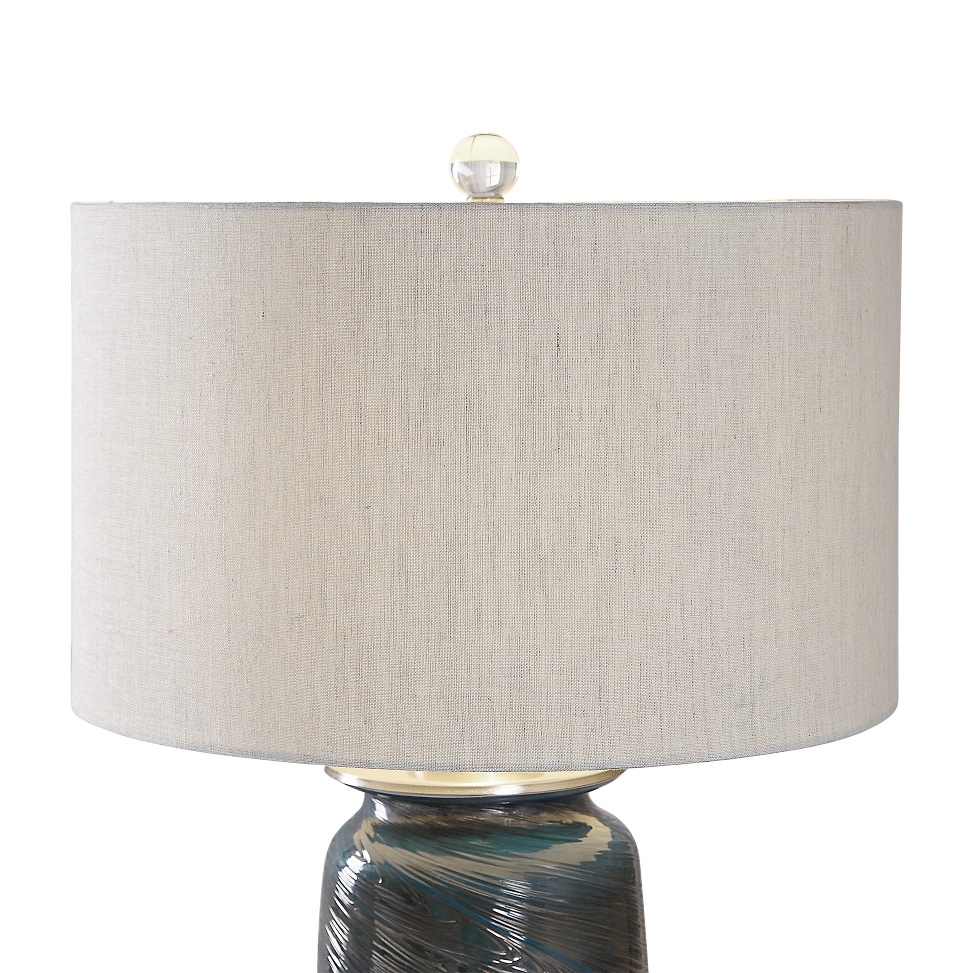 Uttermost Olesya Swirl Glass Table Lamp 27919