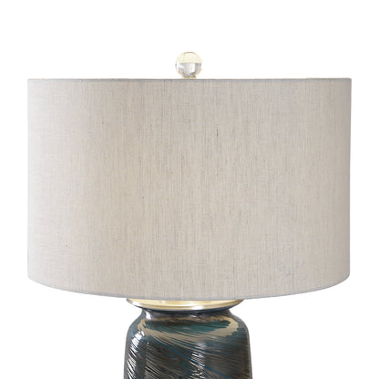 Uttermost Olesya Swirl Glass Table Lamp 27919