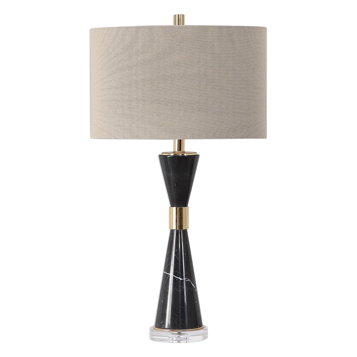 Uttermost Alastair Black Marble Table Lamp 27886