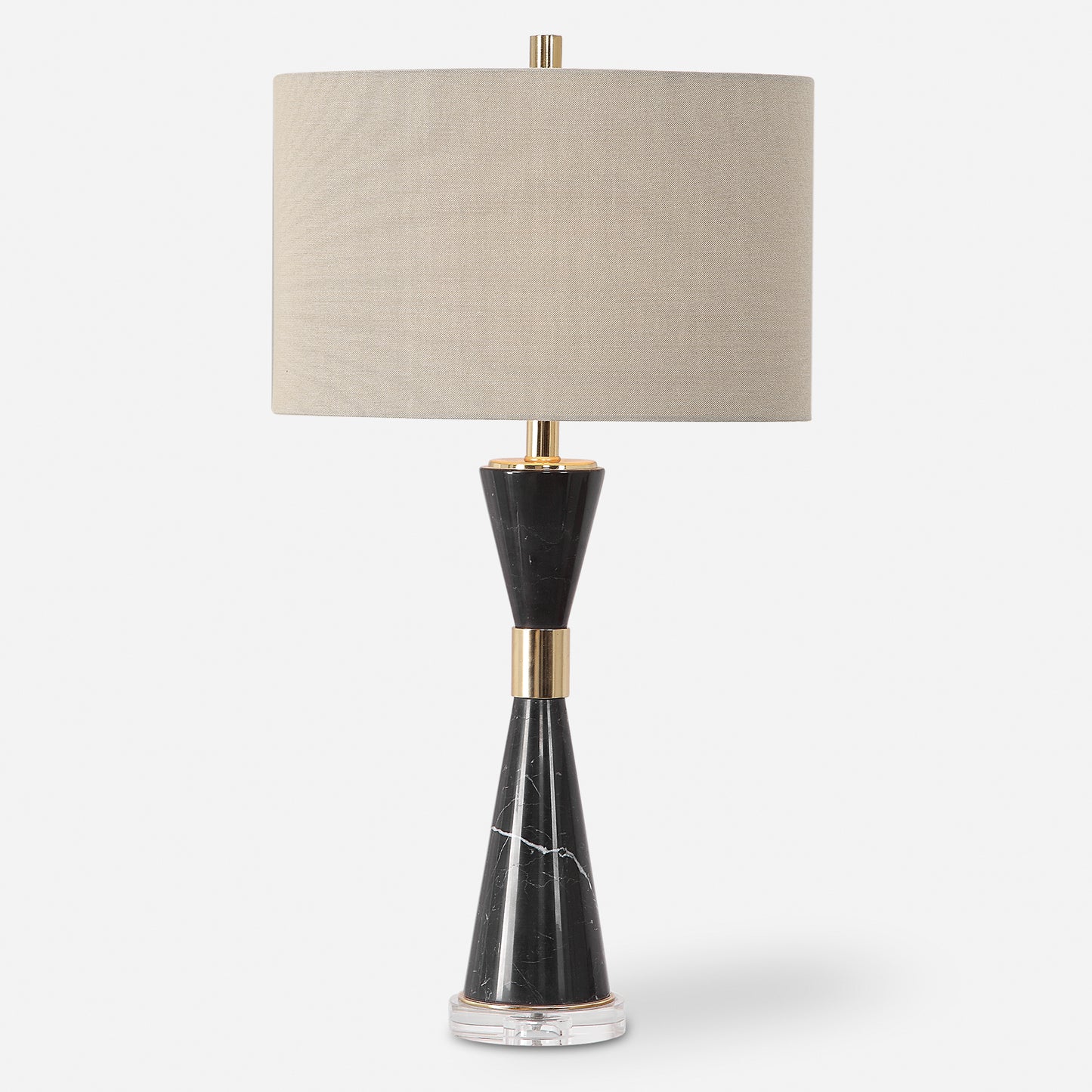 Uttermost Alastair Black Marble Table Lamp 27886