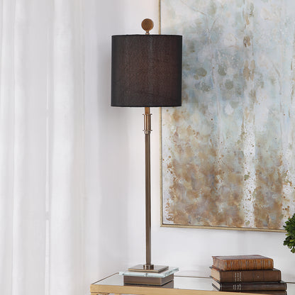 Uttermost Volante Antique Brass Table Lamp 29684-1